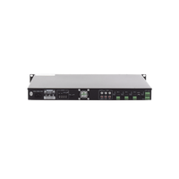 Amplificador de Audio | 1 canal | 350 W | Sistema 100V y Baja Impedancia | 4 Entradas de Micrófono Balanceadas | Bluetooth | USB | SD | FM | Montaje en Rack
