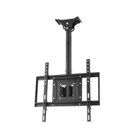 Montaje de Techo Universal para Monitores de 23 a 47" / Soporta hasta 40 kg / Vesa 400 x 400./ 400 x 200 / Acero / Montaje Telescopico de 61 cm hasta 91 cm