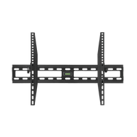 Montaje de Pared Universal Fijo para Monitores de 32 a 60 " / Soporta hasta 50 Kg / Vesa 600 x 400 / 400 x 400 / 400 x 200 / Acero / 10° de Inclinación / Cuenta con Nivel para Ajuste
