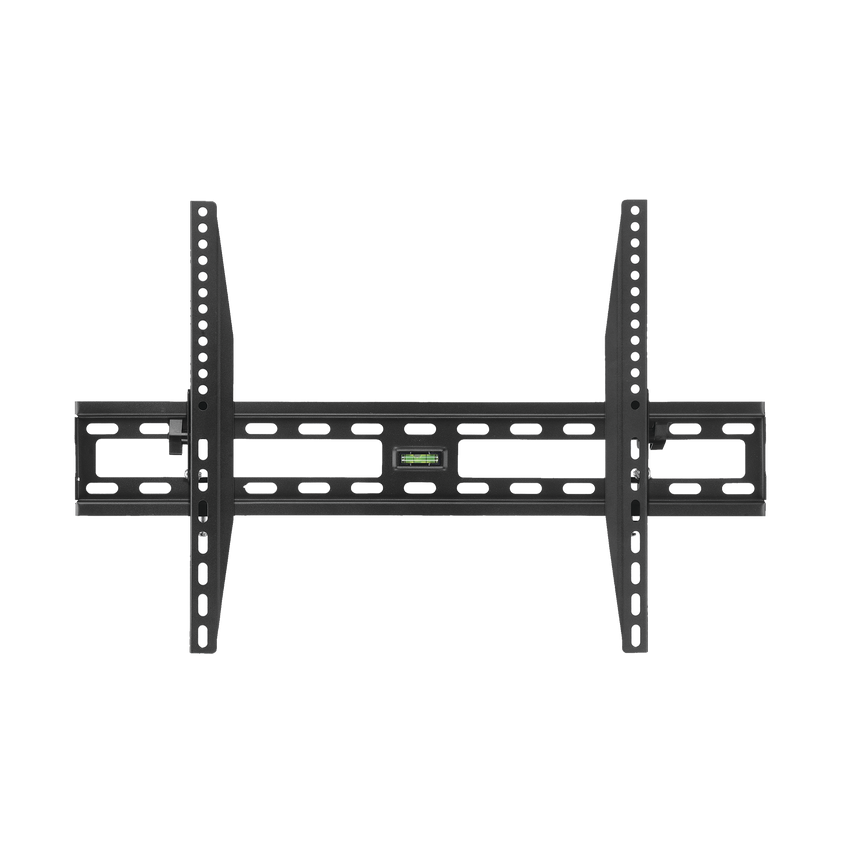 Montaje de Pared Universal Fijo para Monitores de 32 a 60 " / Soporta hasta 50 Kg / Vesa 600 x 400 / 400 x 400 / 400 x 200 / Acero / 10° de Inclinación / Cuenta con Nivel para Ajuste