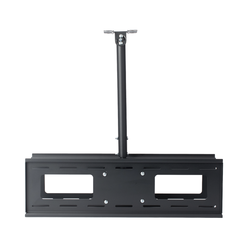 Montaje de Techo Universal Doble para Monitores de 32 a 65" / Soporta hasta 60 kg x pantalla  / Vesa 600 x 400/  Acero / Montaje Telescopico de 50 cm hasta 90 cm