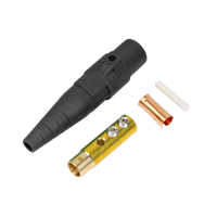 Conector Camlock Hembra / 400 Amperes / AC 600V / Abrazadera Compresión / Plástico Ingeniería / Varios Colores / Cable 2/0 AWG a 4/0 AWG