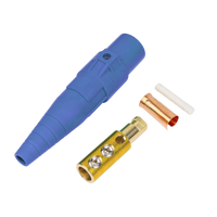 Conector camlock | 400 AMPERES | MACHO | color azul