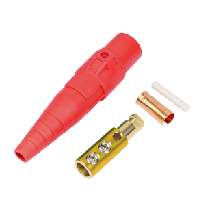 Conector camlock | 400 AMPERES | MACHO | color rojo