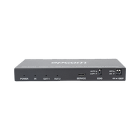 Splitter HDMI 1x2 | 4K@60Hz | Extractor de Audio | Down Scaler | HDR  4:4:4 | EDID | 18Gbps