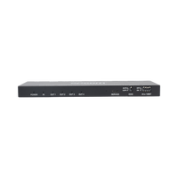 Splitter HDMI 1x4 | 1 Entrada a 4 salidas (Simultaneas) | 4K@60Hz | Extractor de Audio | Down Scaler | HDR  4:4:4 | EDID | 18Gbps