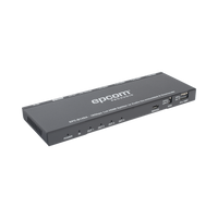 Splitter HDMI 1x4 | 1 Entrada a 4 salidas (Simultaneas) | 4K@60Hz | Extractor de Audio | Down Scaler | HDR  4:4:4 | EDID | 18Gbps