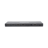 Splitter HDMI 1x4 | 1 Entrada a 4 salidas (Simultaneas) | 4K@60Hz | Extractor de Audio | Down Scaler | HDR  4:4:4 | EDID | 18Gbps