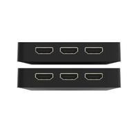 Switch HDMI 5x1 | 18Gbps | 4K@60Hz | YCbCr 4:4:4 | HDR, Dolby Vision y HLG | Soporte 3D | Conmutación Automática y Manual | Diseño Compacto
