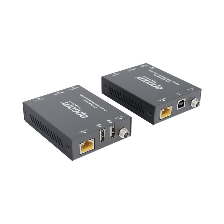 Kit Extensor HDMI con KVM | 70m | 4K2K@60Hz | 4:4:4 |  HDMI2.0b y HDCP 2.2 | Salida de Audio 3.5mm | Admite PoC | Admite USB 1.1