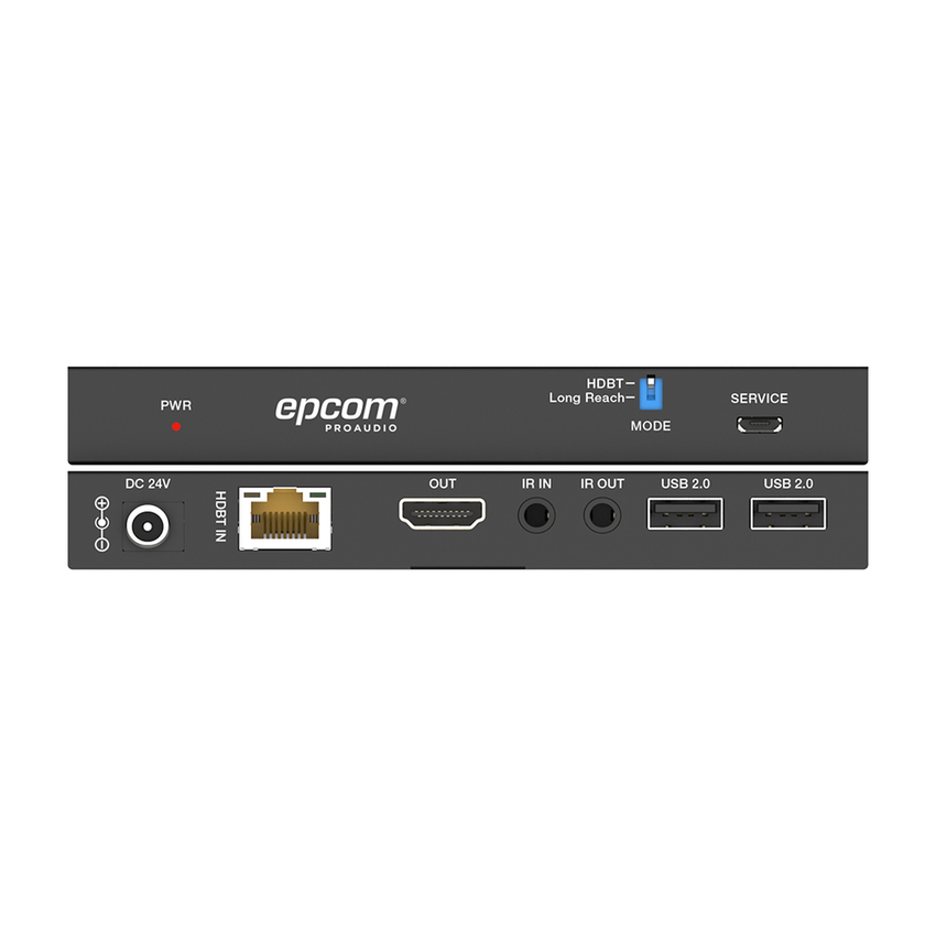 Kit Extensor HDMI con KVM |  4K@60Hz 4:4:4 | 150m en 1080 | 120m en 4K | HDBaseT | USB 2.0 | IR Bidireccional | POC | EDID