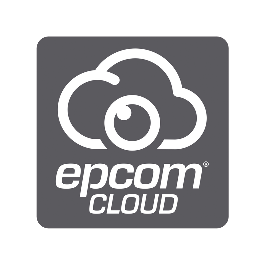 Suscripción Anual Epcom Cloud / Grabación en la nube para 1 canal de video a 2MP con 180 días de retención / Grabación por detección de movimiento