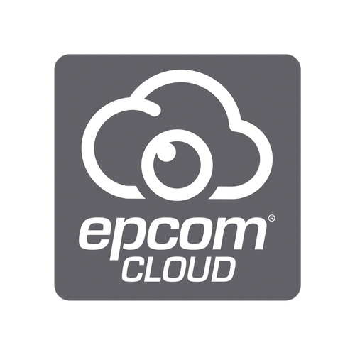 Suscripción Anual Epcom Cloud / Grabación en la nube para 1 canal de video a 2MP con 90 días de retención / Grabación continua