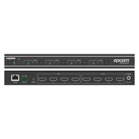 Matriz HDMI 4×4 | Video Wall | Seamless Switch | 10 Modos de Visualización |  4K@60Hz 4:4:4 | HDMI 2.0b y HDCP 2.2 | Control vía Web, IR, RS-232 y TCP/IP