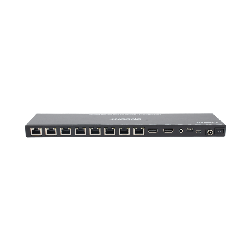 Splitter HDMI 1x8 | Extensor HDMI | 4K@30Hz 40m | 1080p@60Hz 70m | Función PoC |  4:4:4