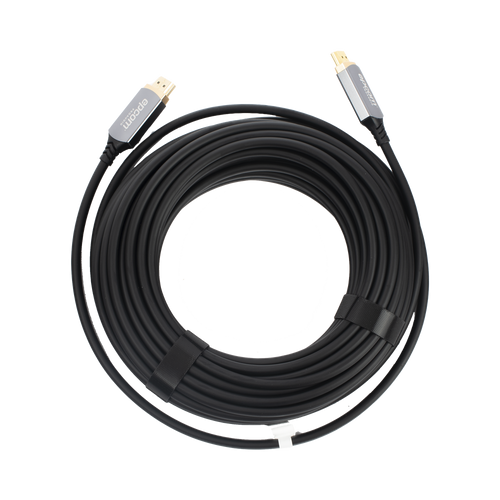 Cable HDMI de Fibra Óptica de 15 Metros (49.21 Pies) | Alta Definición | Versión 2.1 | Alta Velocidad 18Gbps | 8K@60Hz | HDCP 2.2 | Resistente a EMI y RFI