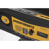 Generador a Gasolina / Planta de Emergencia con Encendido Automático, 6.5KW, 220Vac 2 Fases, Jaula con Ruedas para Fácil Traslado