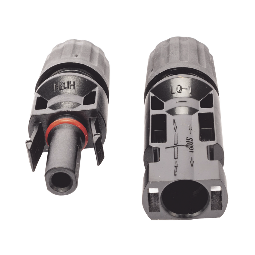 Conector MC-4 para Módulos Fotovoltaicos (conector hembra + conector macho)
