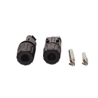 Conector MC-4 para Módulos Fotovoltaicos (conector hembra + conector macho)