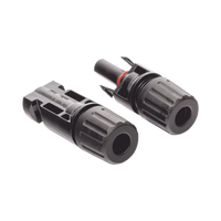 Conector MC-4 para Módulos Fotovoltaicos (conector hembra + conector macho)