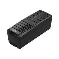 Regulador de Voltaje 1000 VA-500 W /  4 Contactos con AVR / 4 Contactos con Supresor de Picos / Protección RJ11