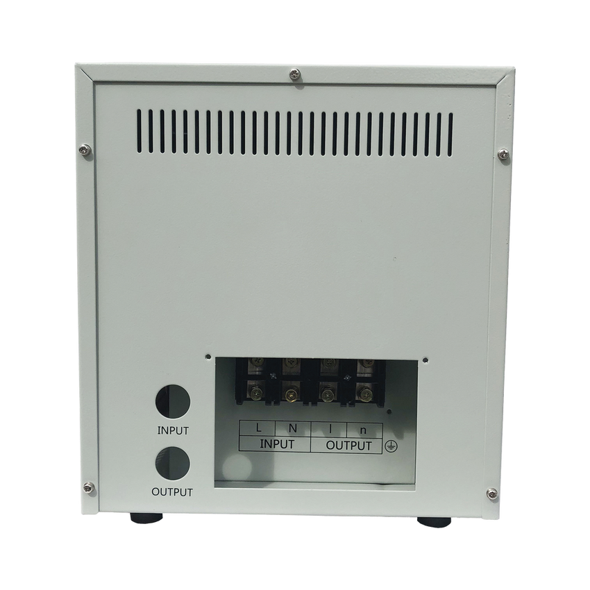 Regulador de Voltaje Industrial Monofásico Ferrorresonante 5 kVA/5 kW 120 V / Entrada 96-144 Vca / Salida 117.6- 122.4 Vca