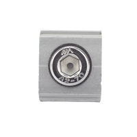 Conector N con tornillo para fijación en riel 5 y 8