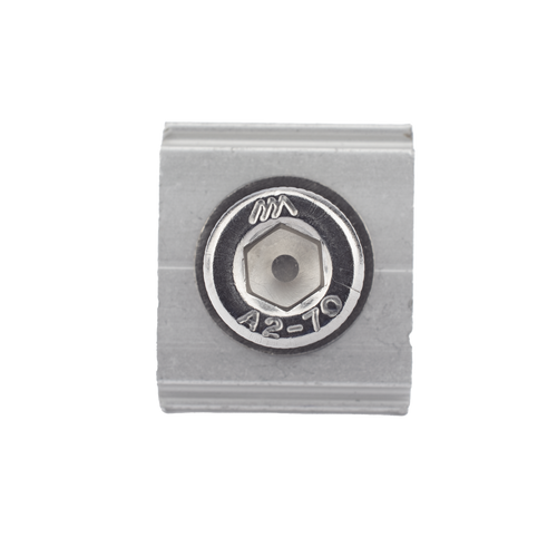 Conector N con tornillo para fijación en riel 5 y 8