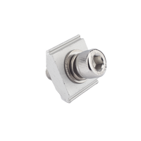 Conector N con tornillo para fijación en riel 5 y 8