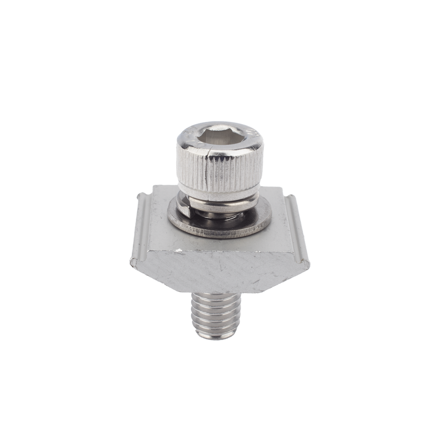 Conector N con tornillo para fijación en riel 5 y 8