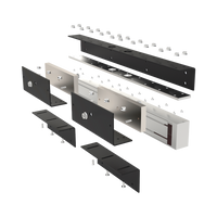 Montaje Ajustable Para Chapa Magnética: MAG1200D.