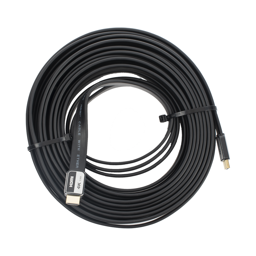 Cable HDMI de 10 Metros (32.81 Pies) | Alta Definici�n | Versi�n 2.0 | Alta Velocidad 18Gbps | 4K@60Hz | Conectores Chapados en Oro | Tipo Plano
