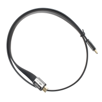 Cable HDMI de 1 Metro (3.28 Pies) | Alta Definición | Versión 2.0 | Alta Velocidad 18Gbps | 4K@60Hz | Conectores Chapados en Oro | Tipo Plano