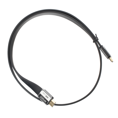 Cable HDMI de 1 Metro (3.28 Pies) | Alta Definición | Versión 2.0 | Alta Velocidad 18Gbps | 4K@60Hz | Conectores Chapados en Oro | Tipo Plano