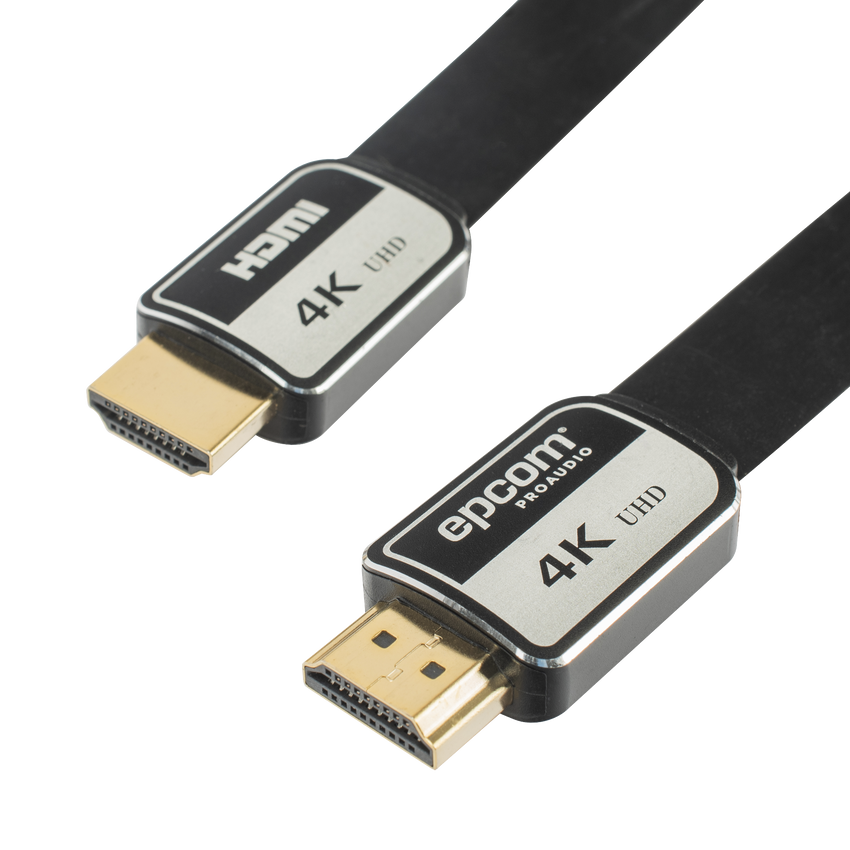 Cable HDMI de 3 Metros (9.84 Pies) | Alta Definici�n | Versi�n 2.0 | Alta Velocidad 18Gbps | 4K@60Hz | Conectores Chapados en Oro | Tipo Plano