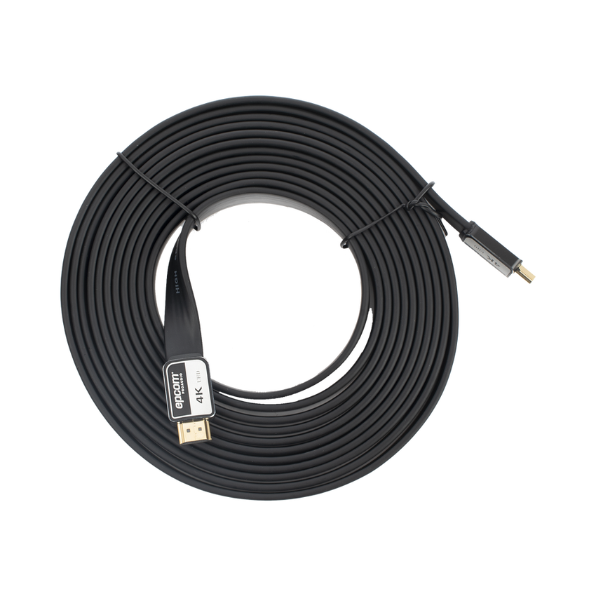 Cable HDMI de 5 Metros (16.40 Pies) | Alta Definici�n | Versi�n 2.0 | Alta Velocidad 18Gbps | 4K@60Hz | Conectores Chapados en Oro | Tipo Plano