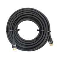 Cable HDMI de 10 Metros (32.81 Pies) | Alta Definici�n | Longitud | Versi�n 2.0 | Alta Velocidad 18Gbps | 4K@60Hz | Conectores Chapados en Oro | Tipo Redondo