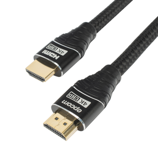 Cable HDMI de 3m | Alta Definición | Longitud | Version 2.0 | Alta velocidad 18Gbps | 4K@60Hz | Conectores Chapados en Oro | Tipo Redondo