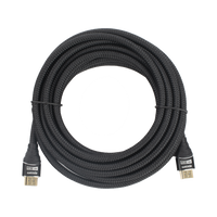 Cable HDMI de 5 Metros (16.40 Pies) | Alta Definici�n | Longitud | Versi�n 2.0 | Alta Velocidad 18Gbps | 4K@60Hz | Conectores Chapados en Oro | Tipo Redondo