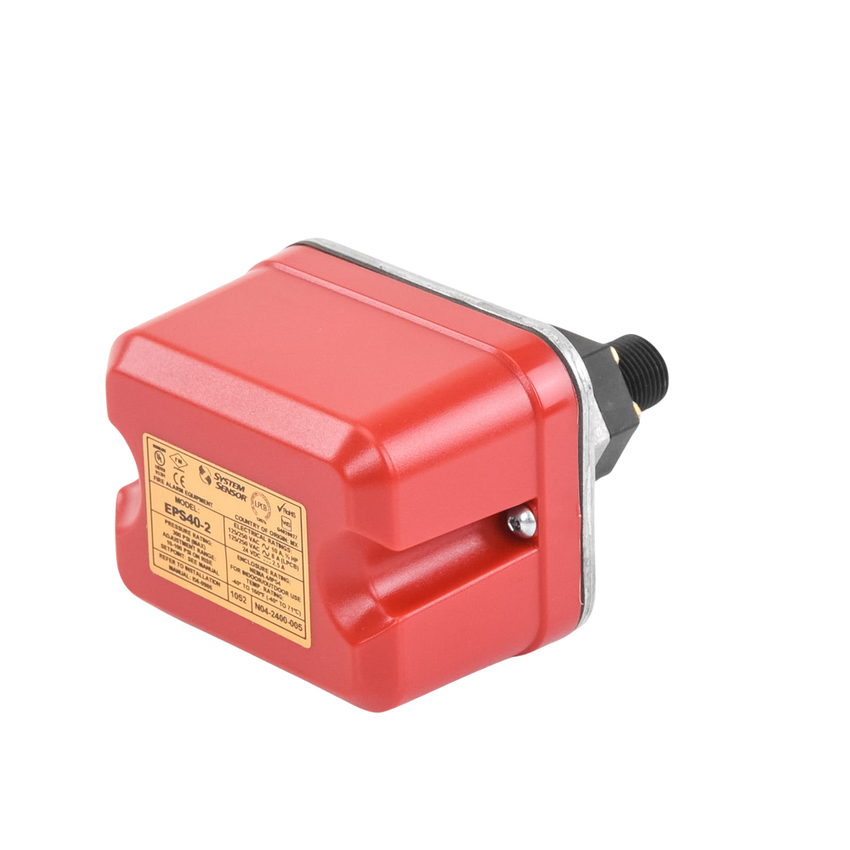 Interruptor de Supervisión de Presión de Agua, Respuesta Ajustable de 10 a 100 PSI, con Doble Relevador