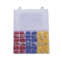 Juego de 580 pzas. Terminales Variadas con Forro y Caja de Almacenamiento.