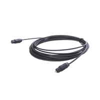 Cable Toslink de Fibra Óptica de 4.6m | Ideal para Mandar Audio Digital para Sistemas de Alta Calida | Compatible con Amplificadores VSSL