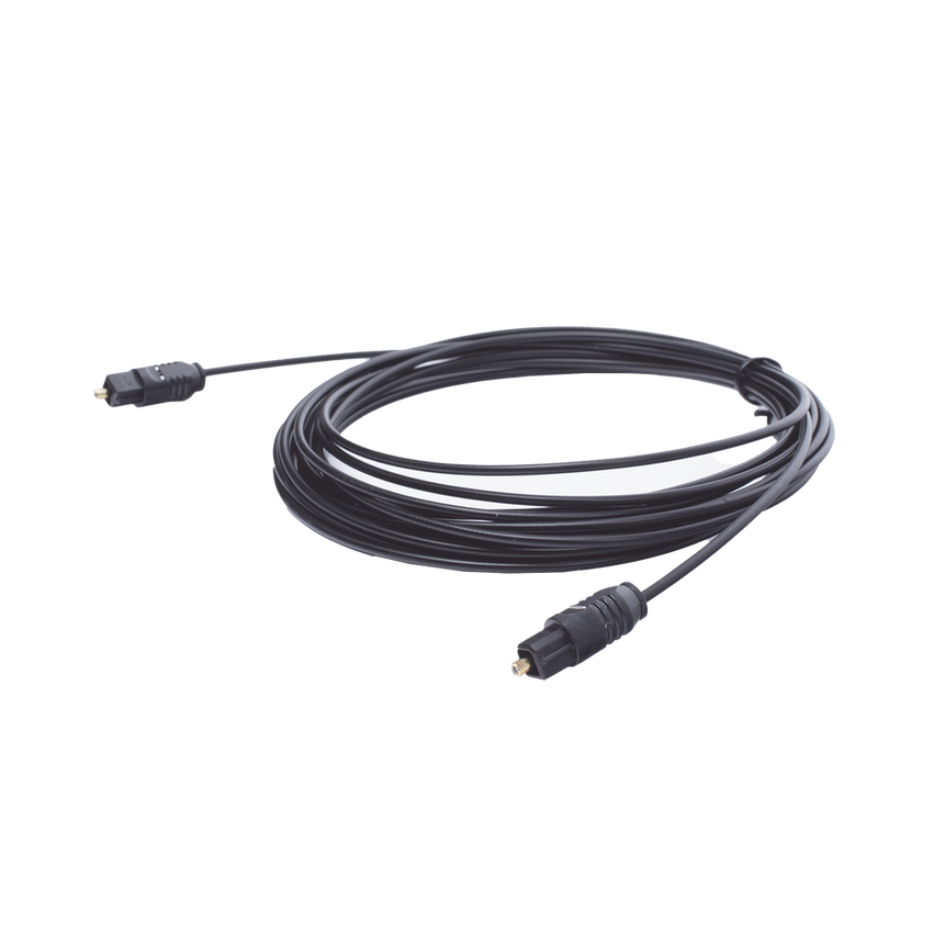 Cable Toslink de Fibra Óptica de 4.6m | Ideal para Mandar Audio Digital para Sistemas de Alta Calida | Compatible con Amplificadores VSSL
