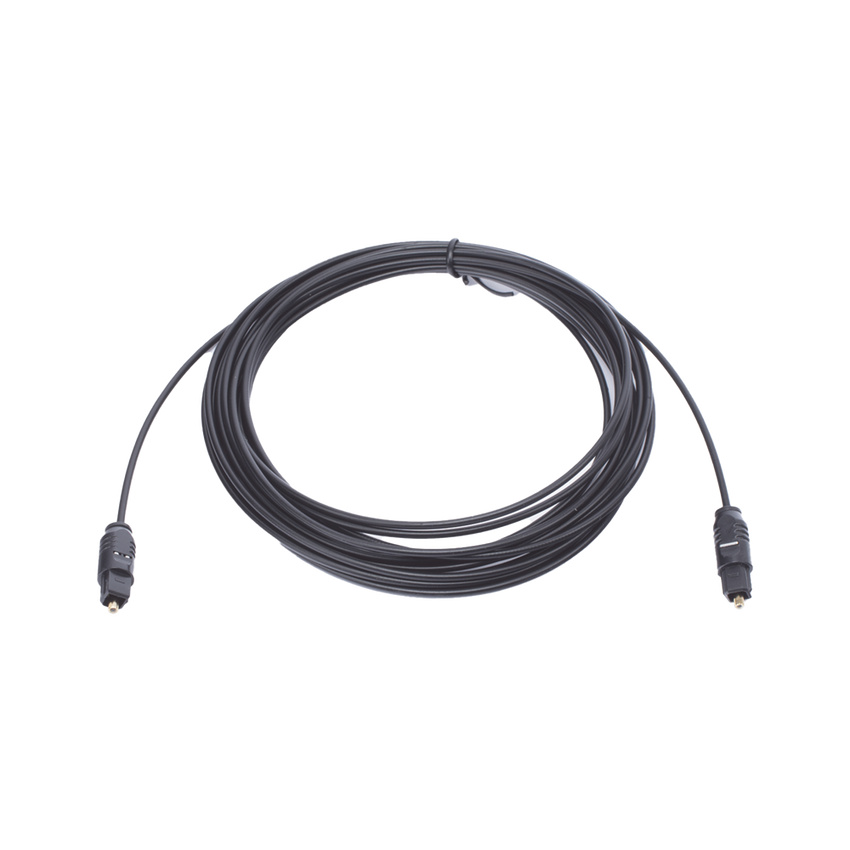 Cable Toslink de Fibra Óptica de 4.6m | Ideal para Mandar Audio Digital para Sistemas de Alta Calida | Compatible con Amplificadores VSSL