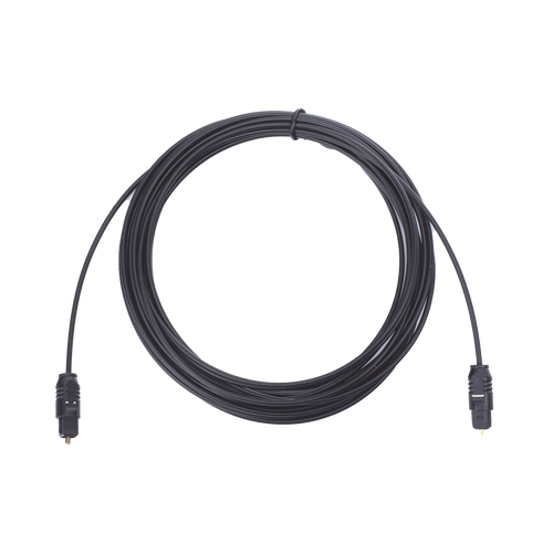 Cable Toslink de Fibra Óptica de 4.6m | Ideal para Mandar Audio Digital para Sistemas de Alta Calidad | Compatible con Amplificadores VSSL