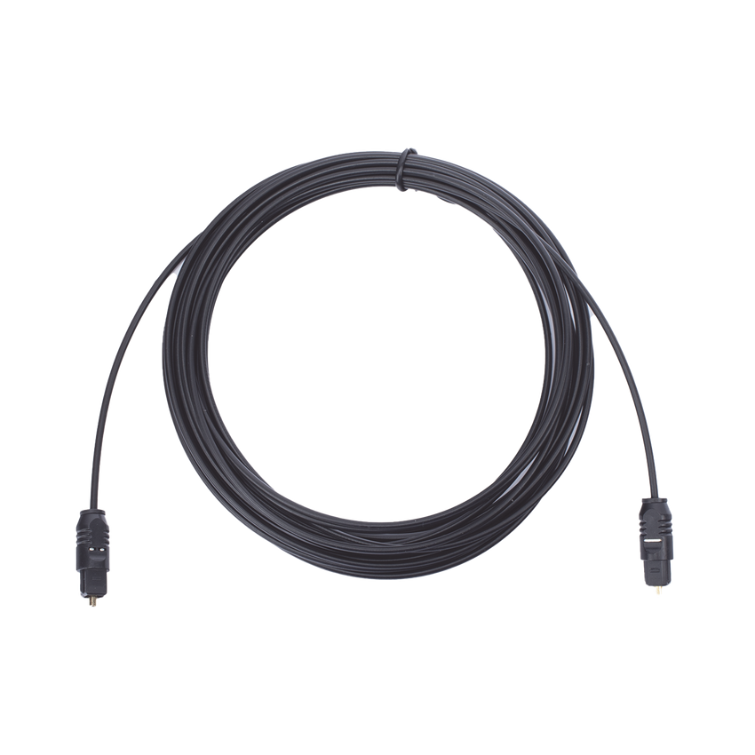 Cable Toslink de Fibra Óptica de 4.6m | Ideal para Mandar Audio Digital para Sistemas de Alta Calida | Compatible con Amplificadores VSSL