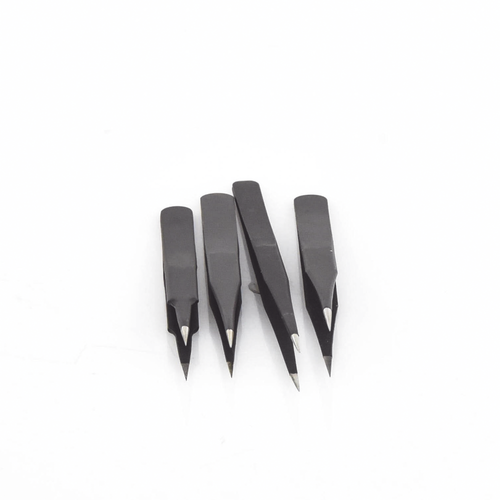 Juego de 4 Pinzas Antiestáticas.