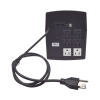 UPS de 1200VA/720W / Topología Línea Interactiva / Entrada y Salida 120 Vca / Clavija NEMA 5-15P / 6 Tomas NEMA 5-15R