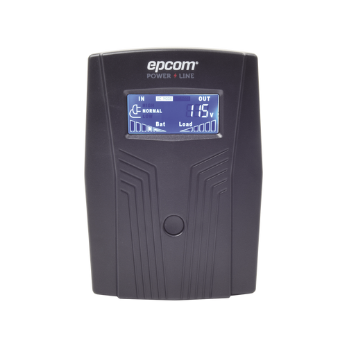 UPS de 600VA/360W / Topología Línea Interactiva / Entrada y Salida 120 Vca / Clavija NEMA 5-15P / 4 Tomas NEMA 5-15R