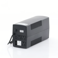 UPS de 850VA/510W / Topología Línea Interactiva / Entrada y Salida 120 Vca / Regulador de Voltaje AVR 80-150 Vca / Clavija NEMA 5-15P / 4 Tomas NEMA 5-15R /Sin RJ11 ni RJ45